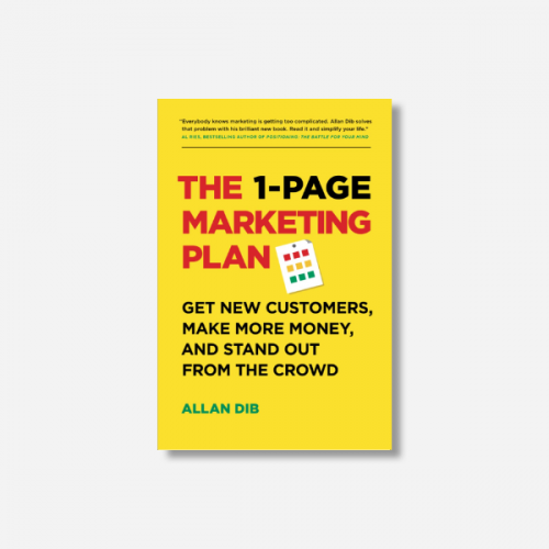 Product Book One Page Marketing Plan
